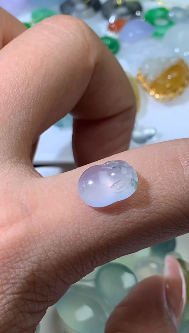 未镶嵌定制翡翠毛货