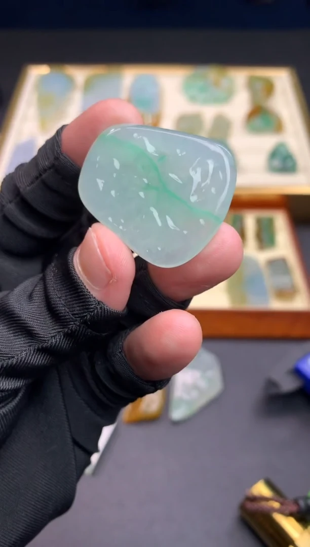 定制翡翠未镶嵌天然翡翠裸石 （含工费）