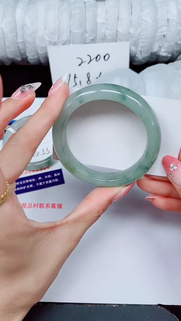 未镶嵌手镯石英质玉302-53/54