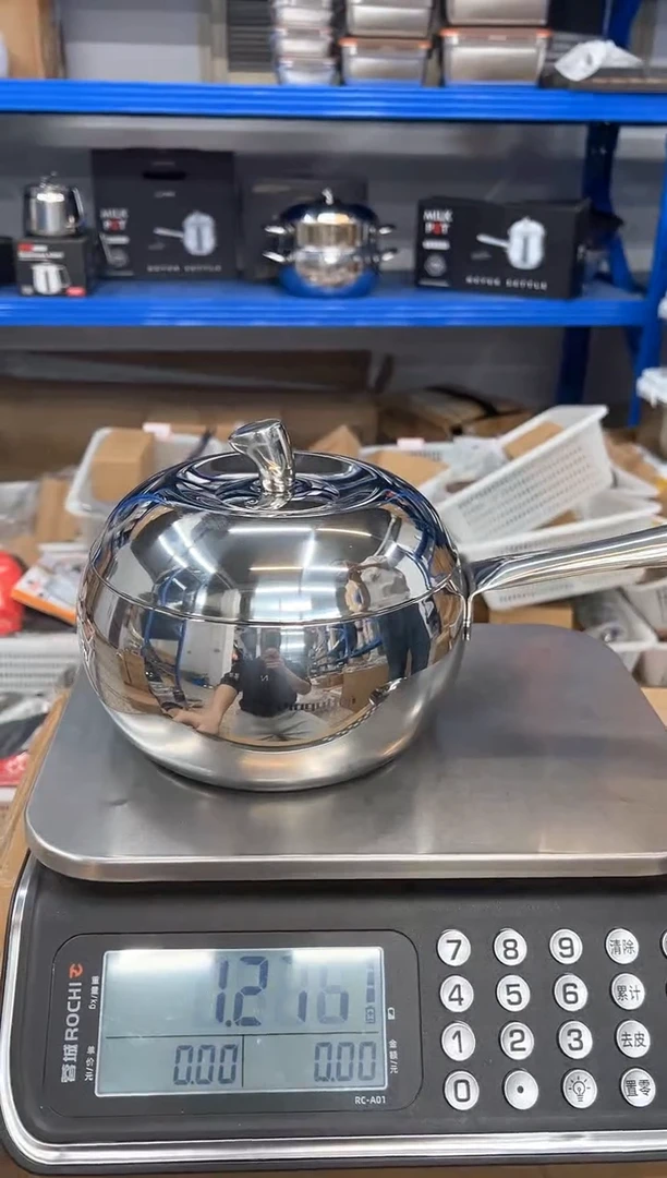 【闪购商品】不锈钢苹果奶锅