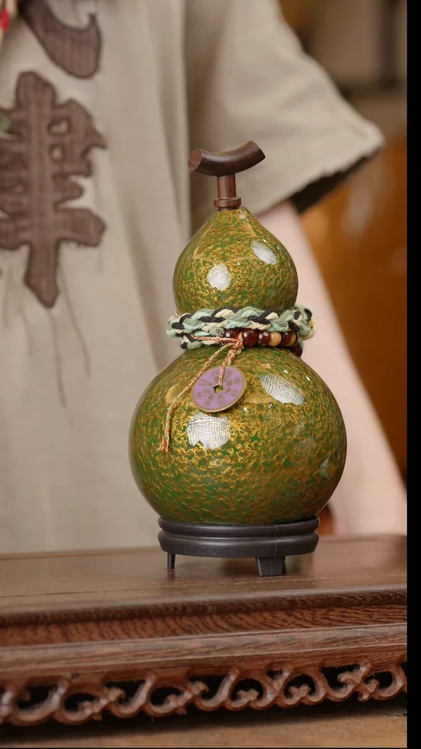 193号精品天然大漆酒葫芦一物一拍~