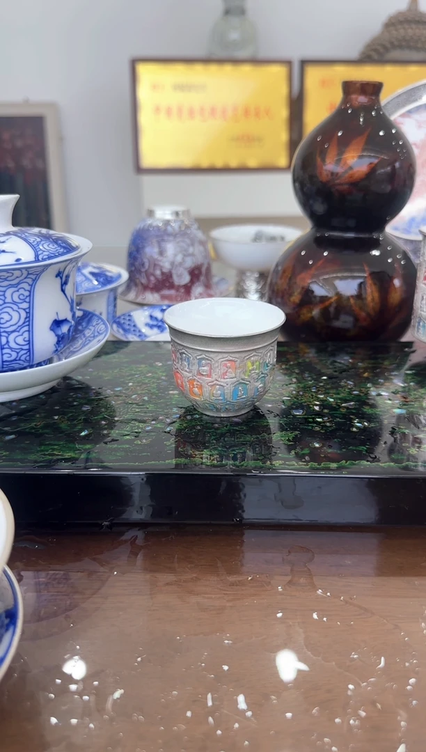 何赋森甄选——七彩千佛品茗杯