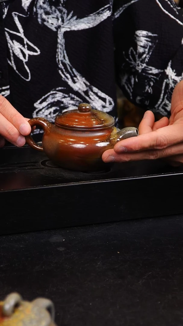 茶壶紫砂宜兴紫砂柴烧壶