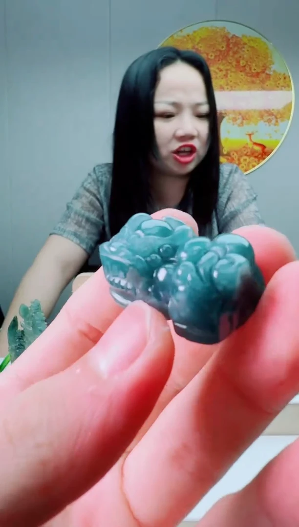 翡翠未镶嵌颈饰貔貅多样性随机发其一