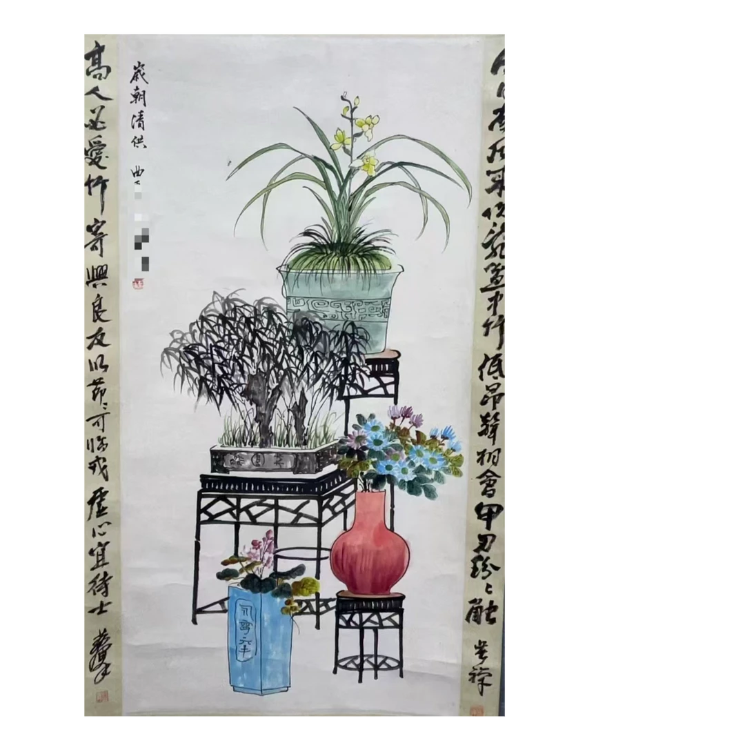 KL款清供立轴48×94×0.0009约4.04平尺