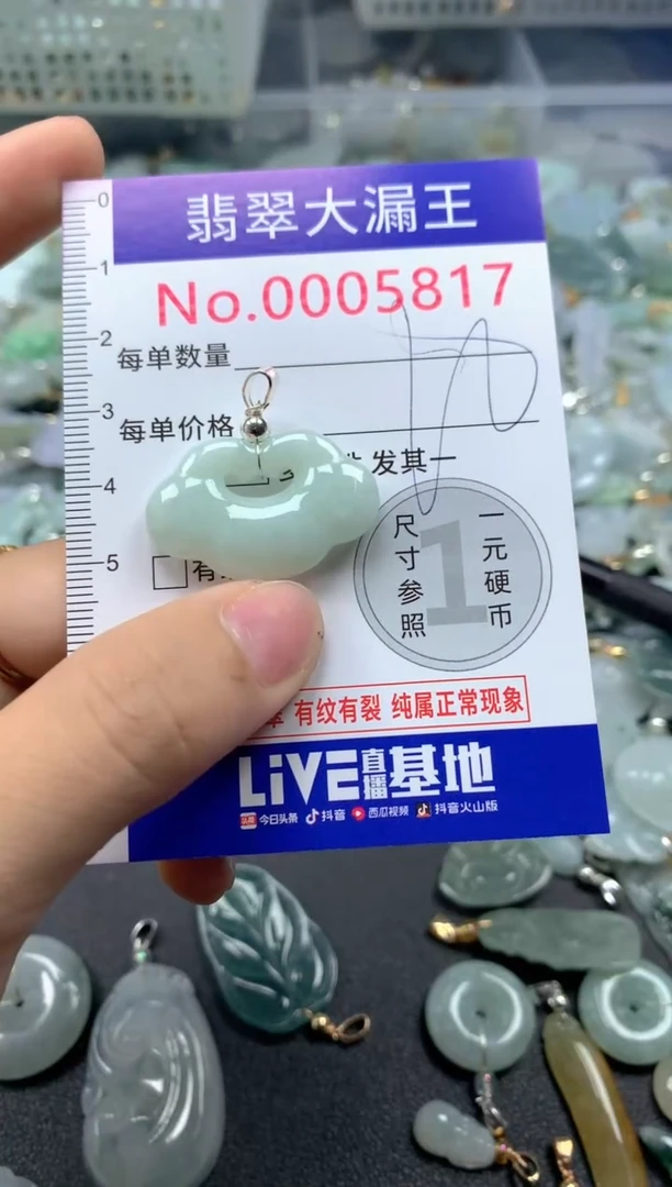 颈饰未镶嵌翡翠5817