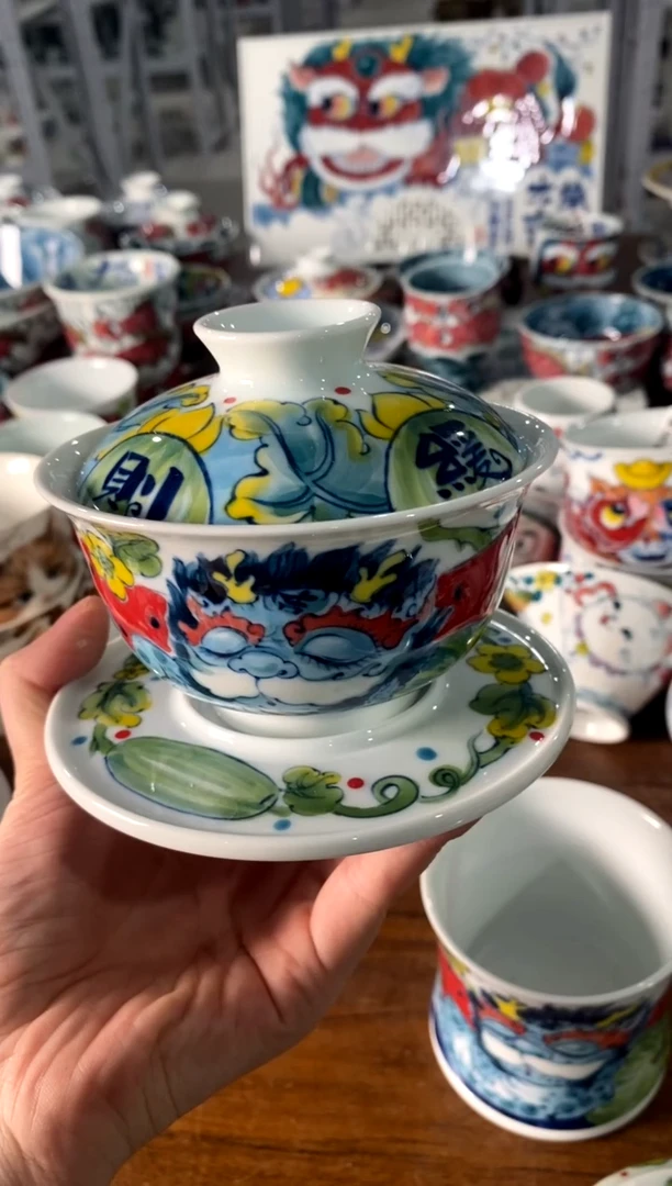 昨明 （福利价格）三才盖碗
