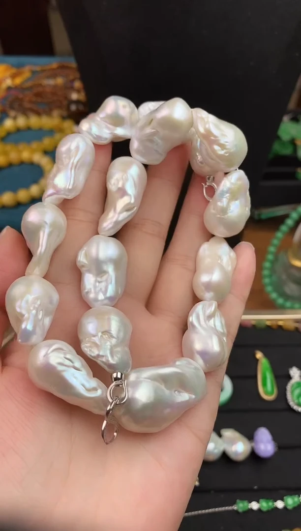 颈饰未镶嵌淡水珍珠巴洛克项链