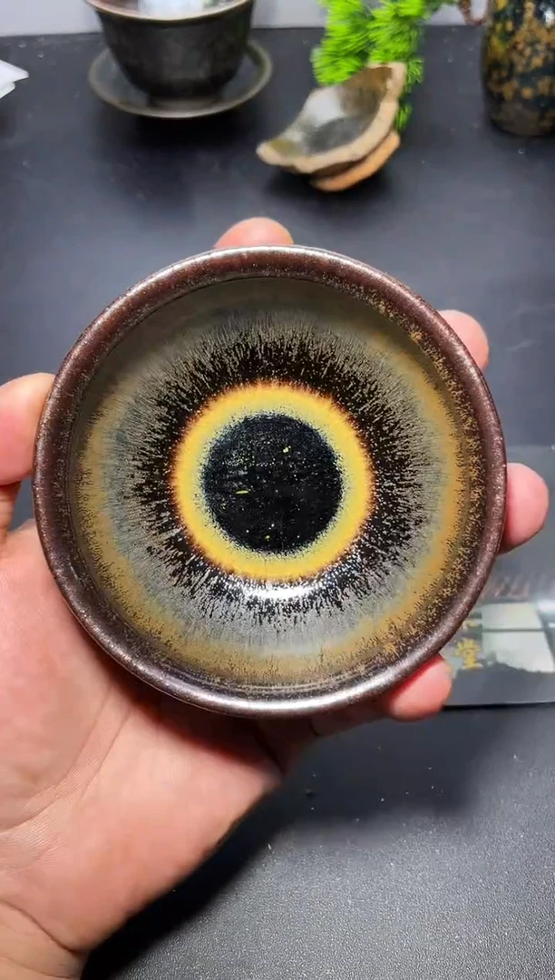 茶盏155叶紫建盏