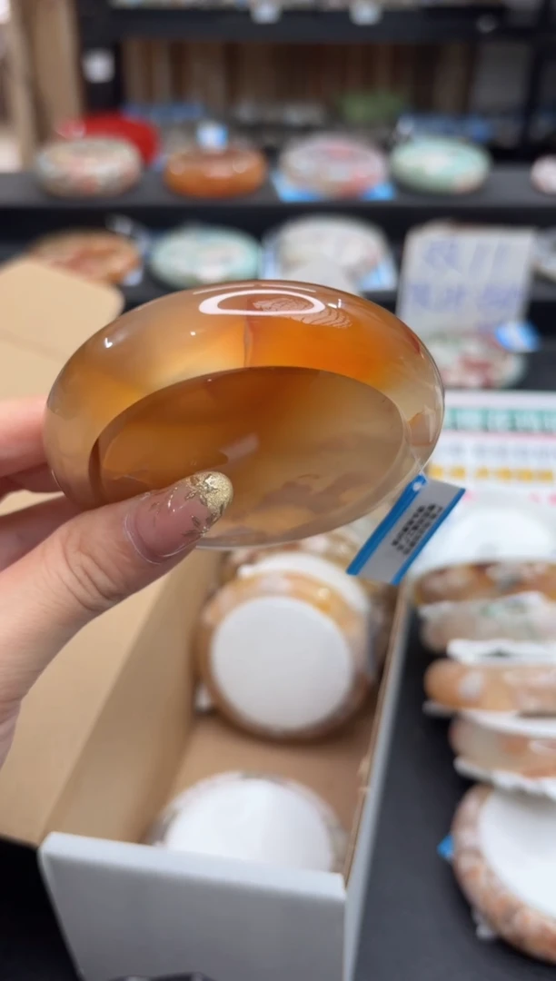 未镶嵌手镯石英质玉C224(60圈赠送镯心)