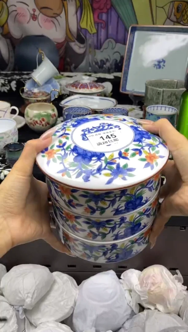 瓷片小*仙瓷色工艺品品品品145
