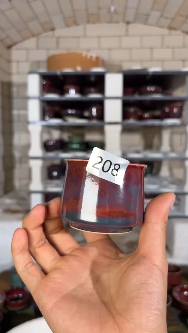 摆件精品窑变钧瓷茶器