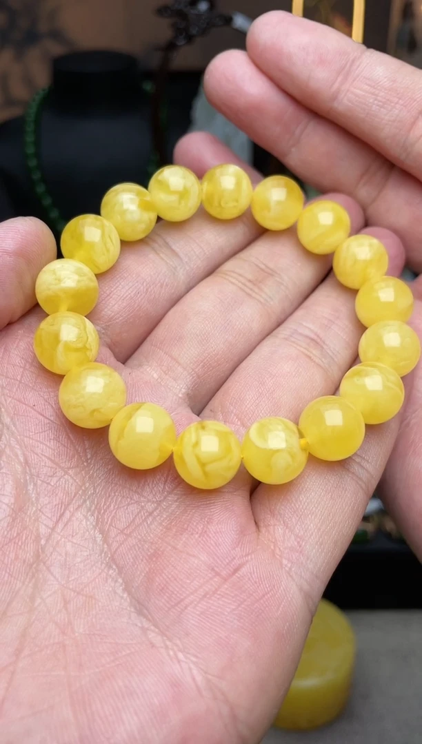 【闪购商品】蜜蜡手链未镶嵌高品手串