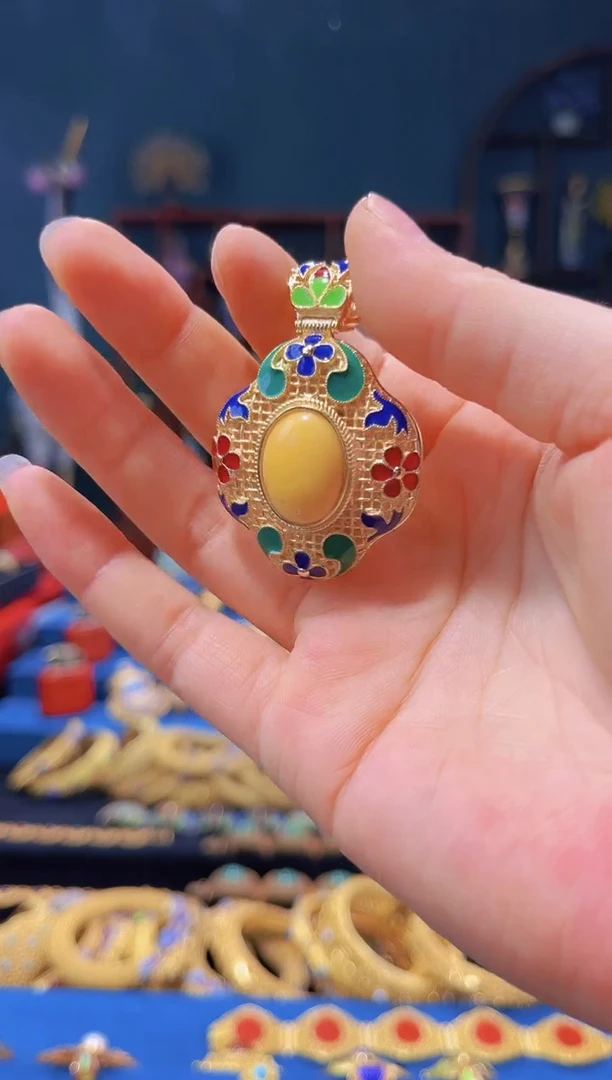 【闪购商品】非遗绝技 花丝吊坠