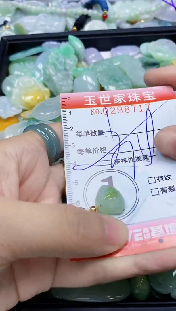 翡翠未镶嵌颈饰闪购0298717多样性发其一