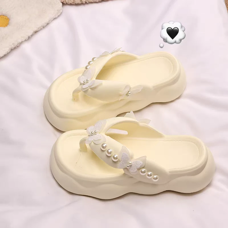 踩屎感厚底人字拖女夏季2025新款防滑海边沙滩鞋夹脚凉拖鞋女外穿