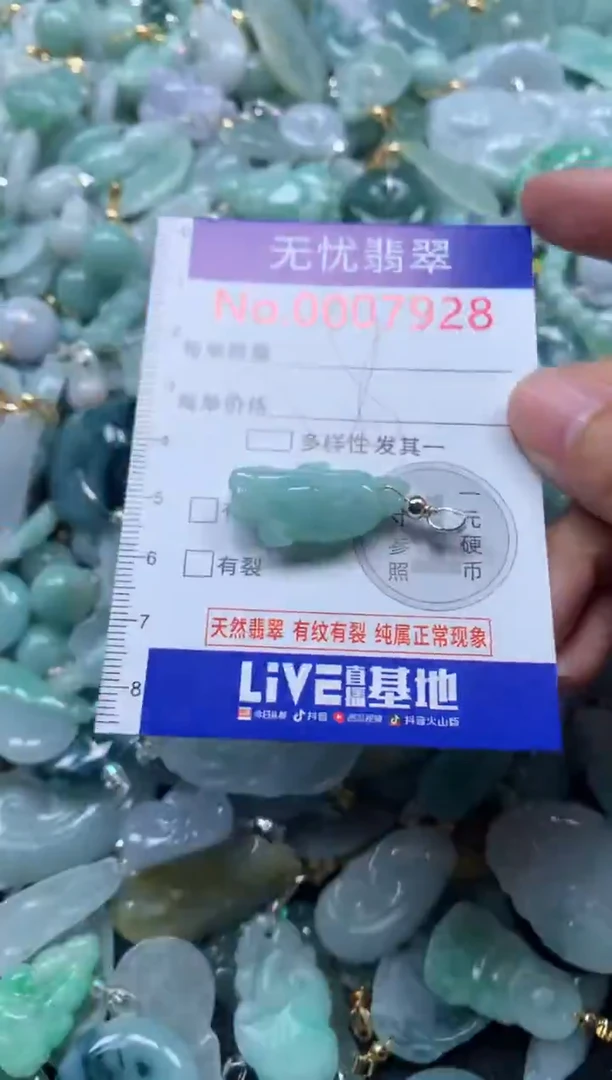 颈饰未镶嵌翡翠7928