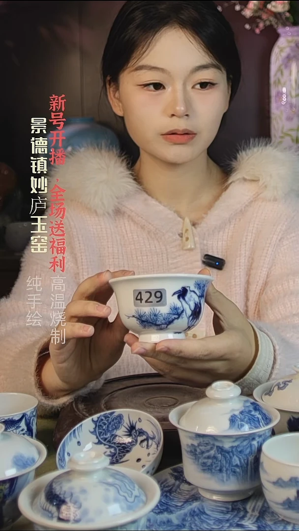 盘陶妙庐玉窑压手429微瑕