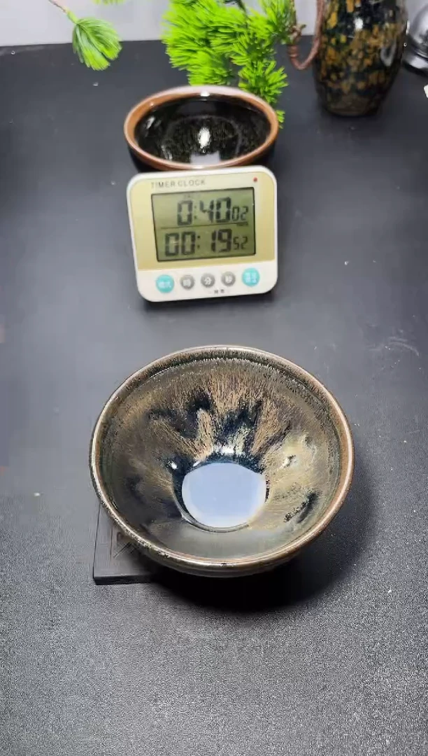 茶盏186  叶紫建盏