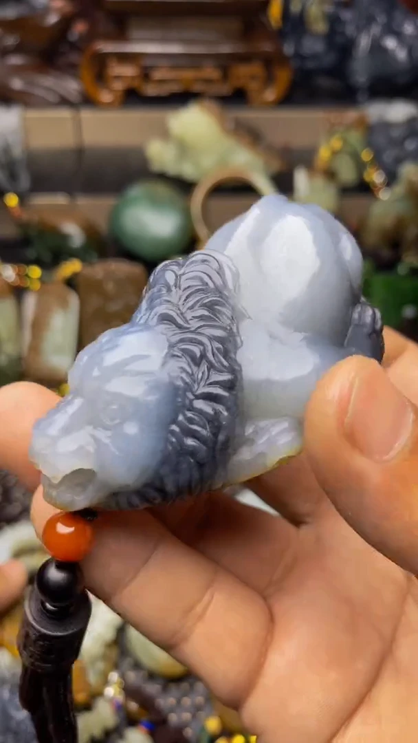 和田玉未镶嵌把件1