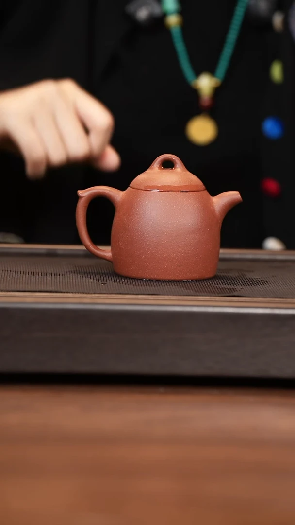 茶壶紫砂月亮紫砂 秦权 降坡