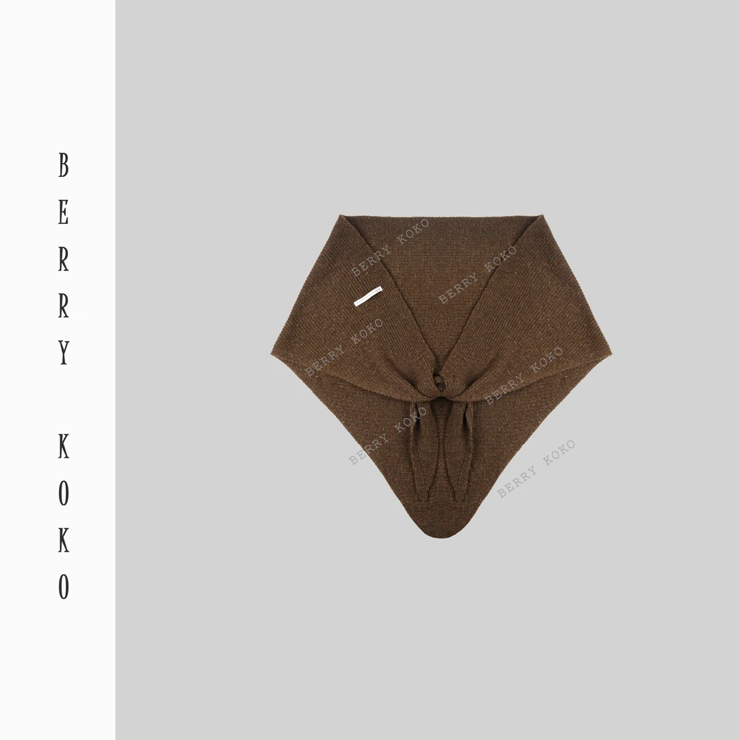 【MISSKO】高品质复古羊毛大版披肩 （欢姐自留）针织披肩小外披  P03