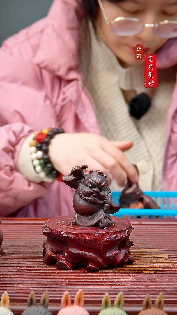 紫砂茶宠宜兴紫砂茶宠摆件