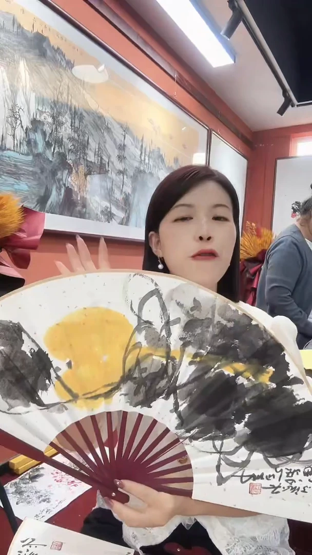 国画刘新/国画/扇面