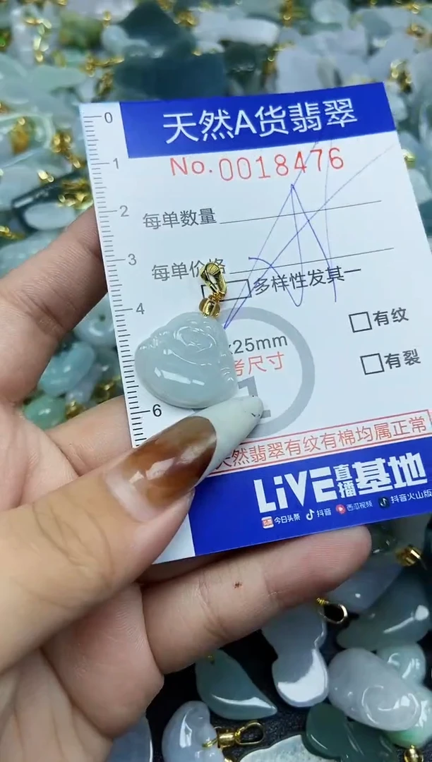 【闪购商品】翡翠颈饰未镶嵌天然A货翡翠