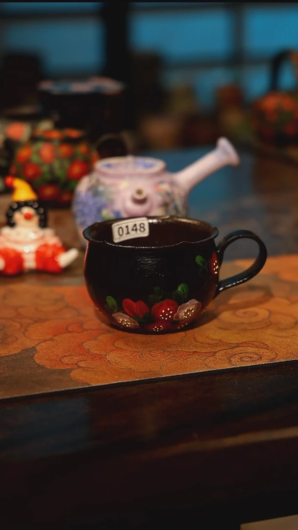 陶瓷景德镇高温釉下彩手工手绘款式@A0148@