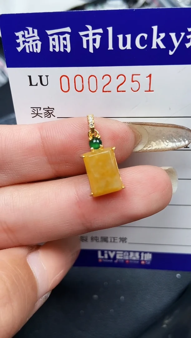 【闪购商品】翡翠颈饰银S925镶嵌2251