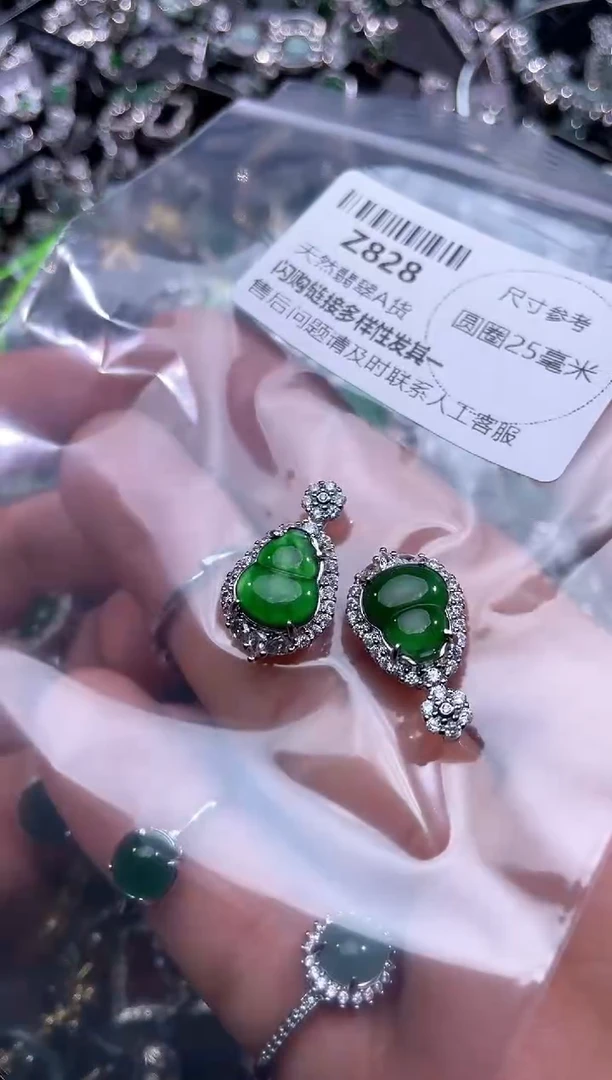【闪购商品】翡翠颈饰未镶嵌Z828多样性发其一
