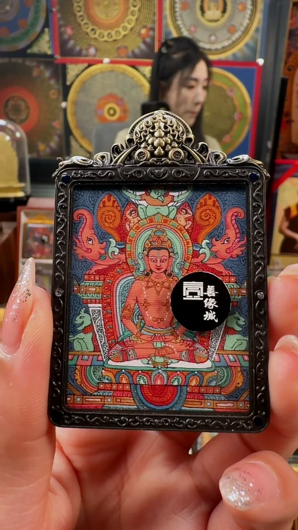 【闪购商品】吊坠壹善缘城手绘唐卡新春大促阿弥