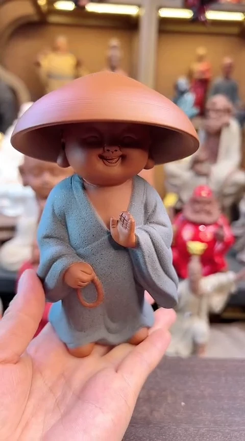 紫砂茶宠器闵茶宠摆件