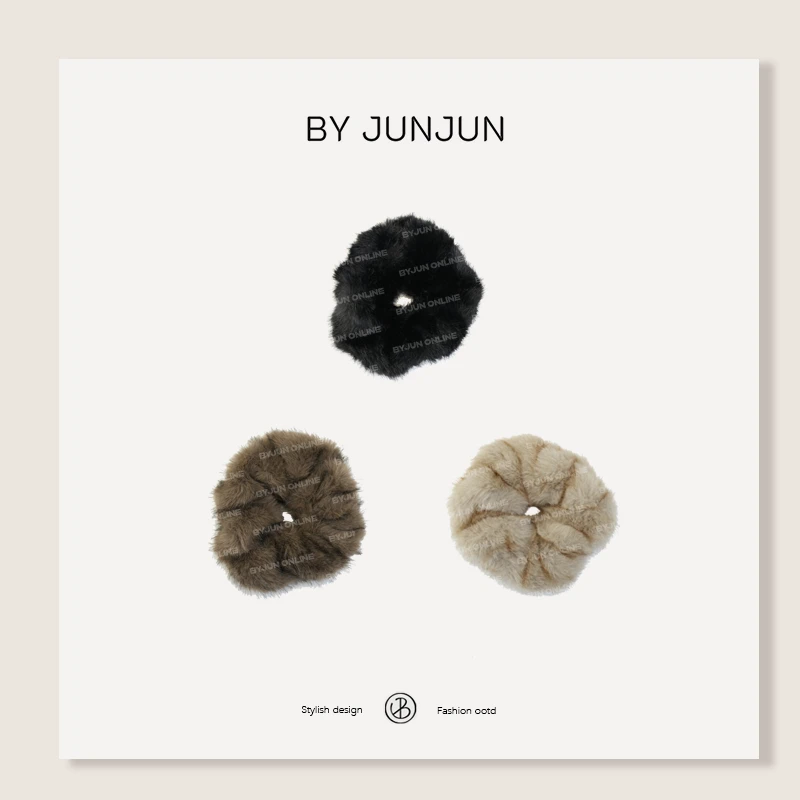BYJUNJUN 珺珺定制毛毛大肠发圈