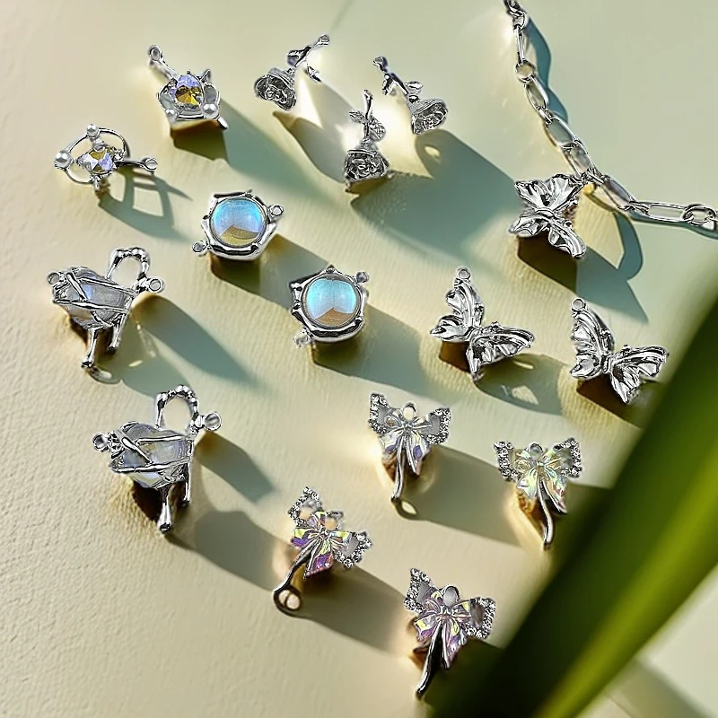 直播链接#DIY手工高保色配件[隔珠隔片花托三通珠子手工编织材料]