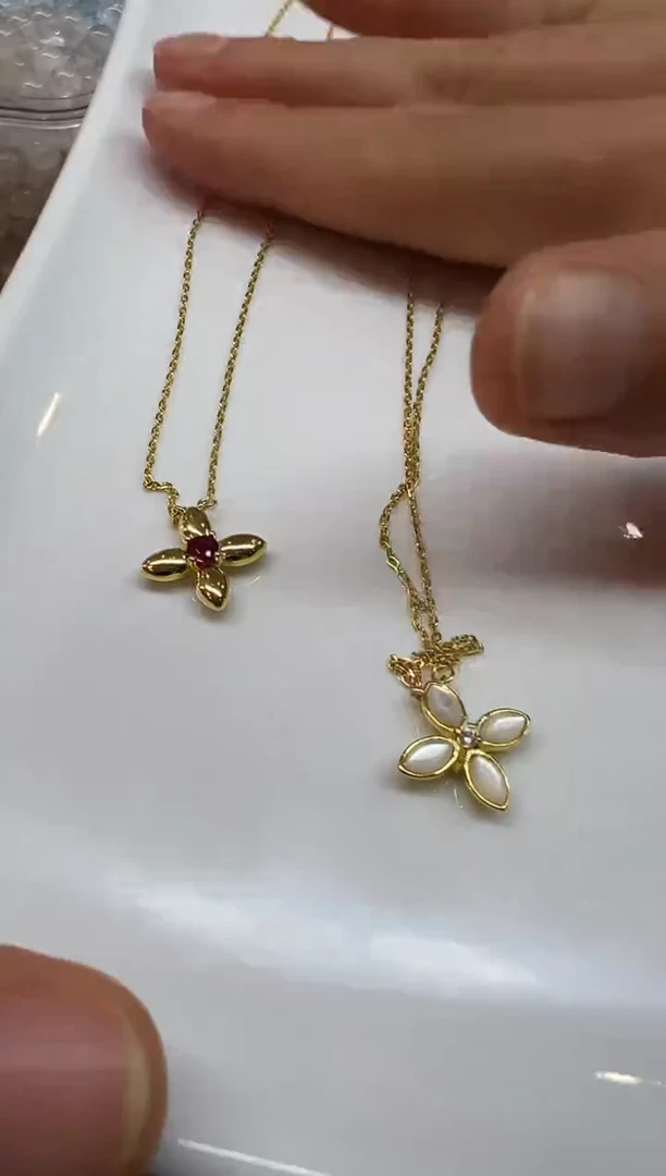 颈饰银S925镶嵌红宝石1206m001多样性发其一