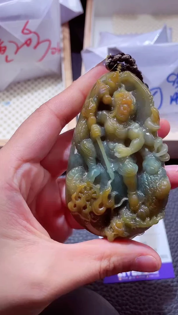 颈饰未镶嵌翡翠00003393御龙不动