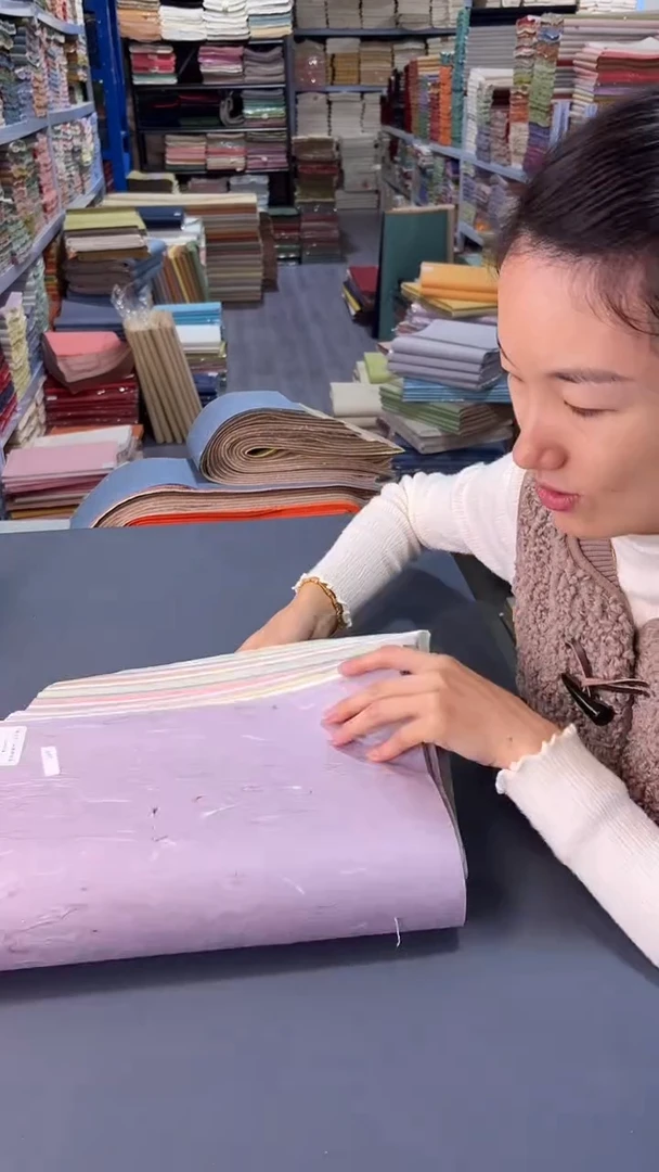 纯手工32*45cm十色50张花草雁楮清水云龙