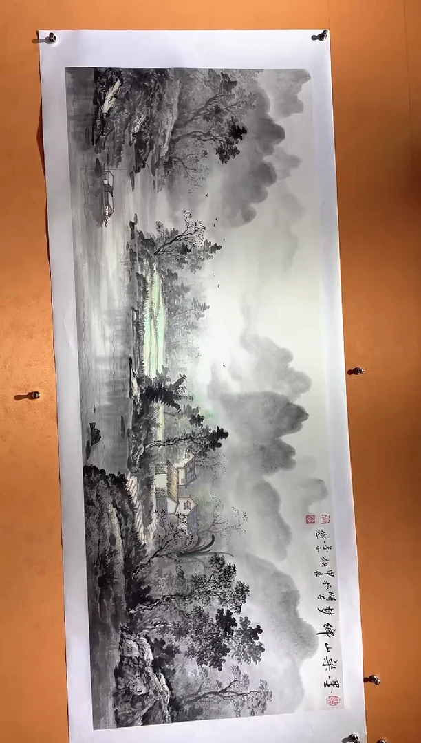 国画刘金玉教授亲笔手绘