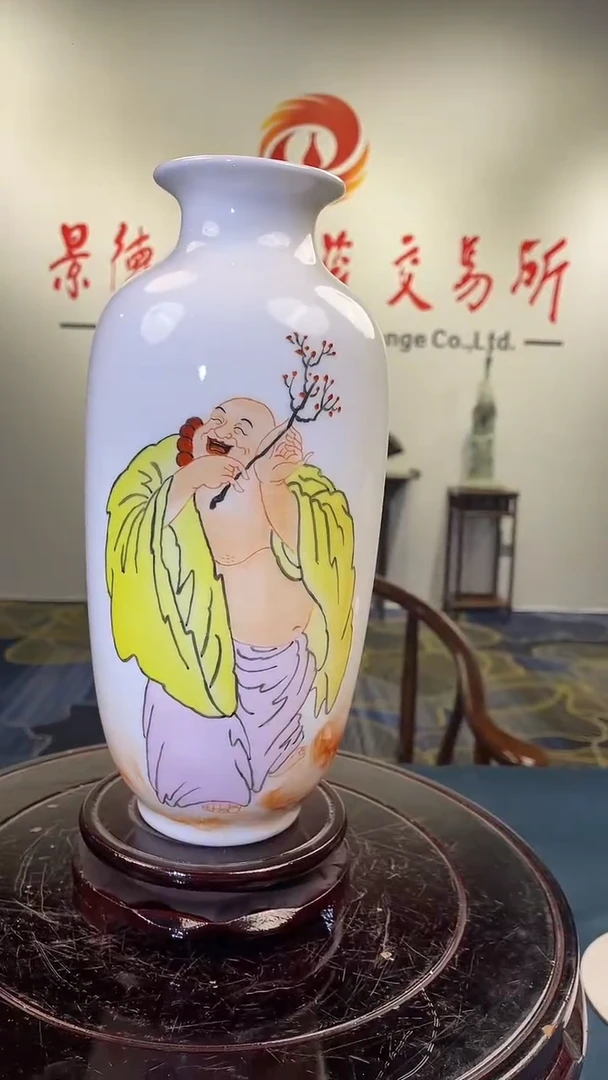 摆件陶景德镇陶瓷青花摆件8