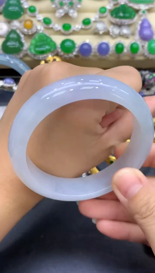 未镶嵌手镯翡翠370-中国好珍宝