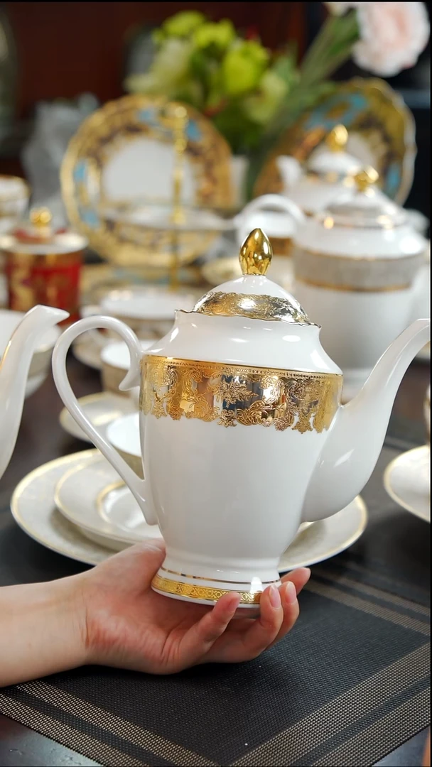 瓷片茶壶1个  正品