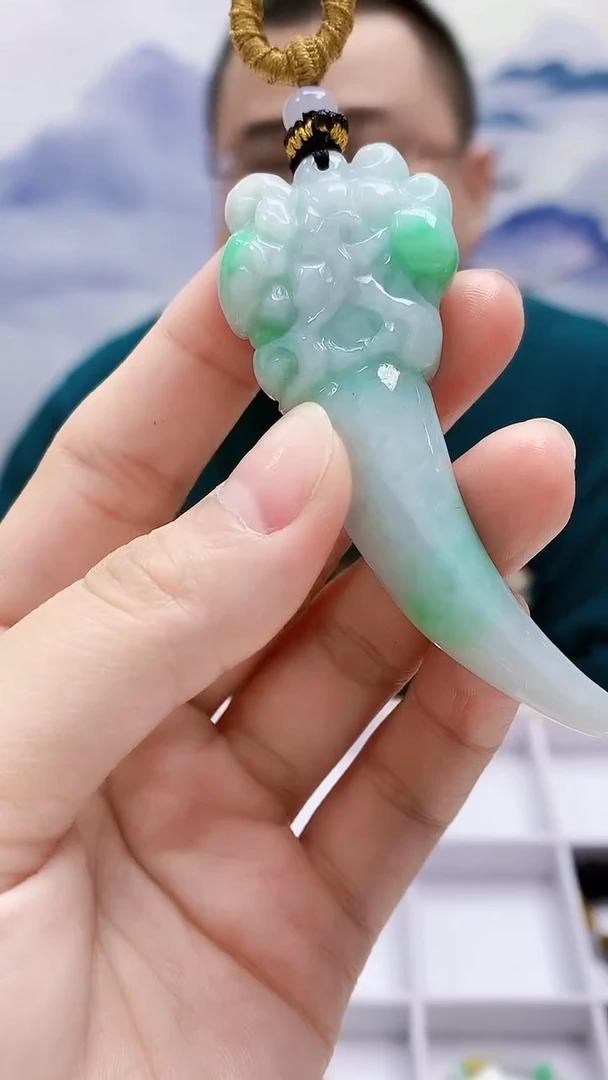 未镶嵌定制翡翠5167lr-毛货挂件29