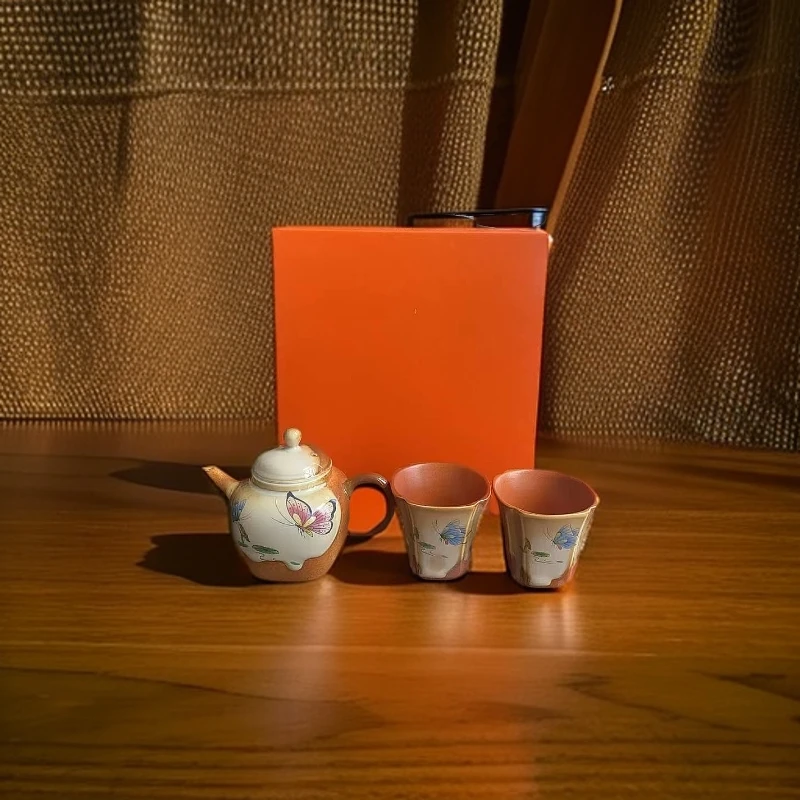 031023仿柴烧1壶2杯四方杯