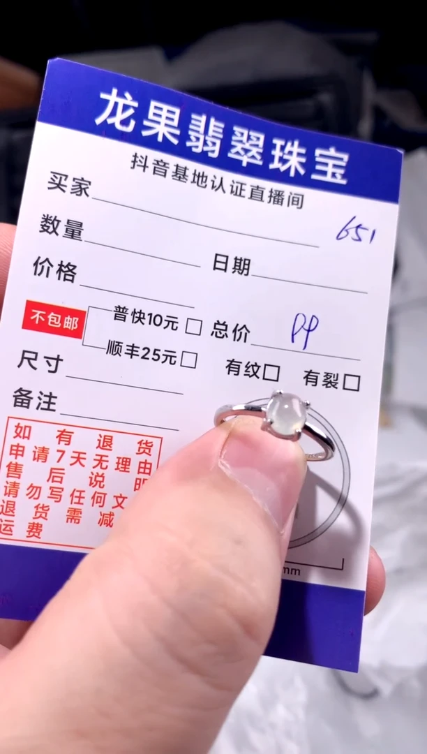 颈饰未镶嵌翡翠戒子651