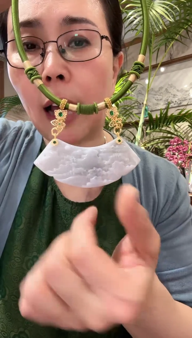 【闪购商品】翡翠颈饰未镶嵌国风