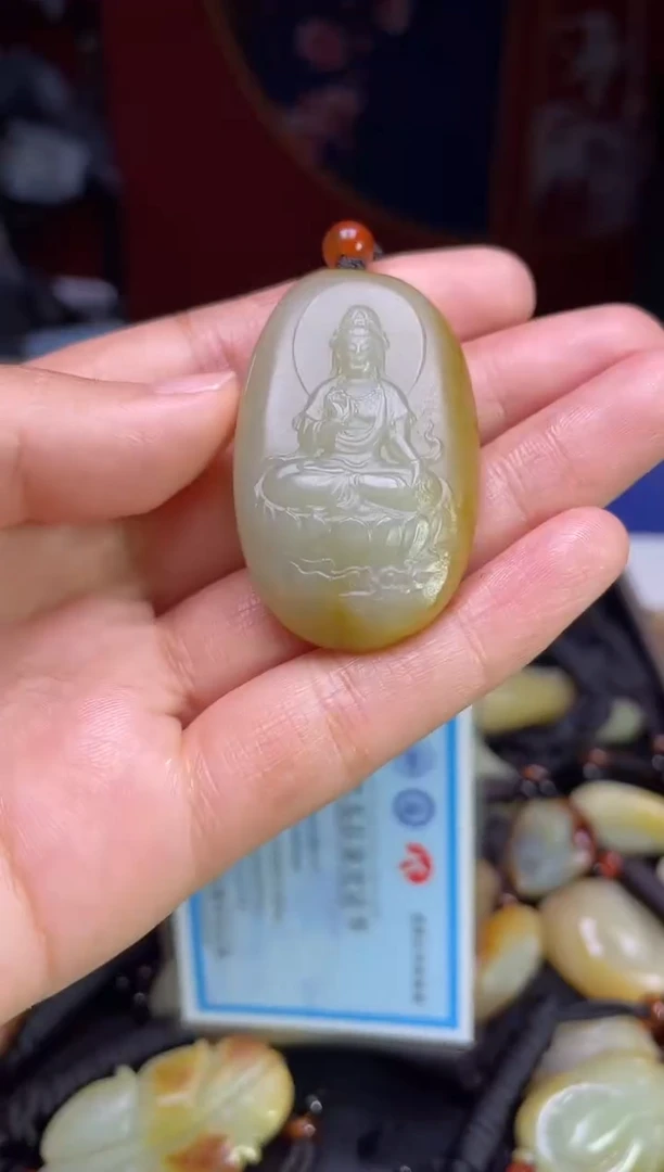 颈饰未镶嵌和田玉123