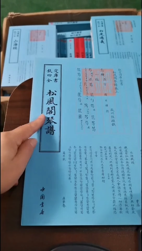 瑕疵四库松风阁琴谱