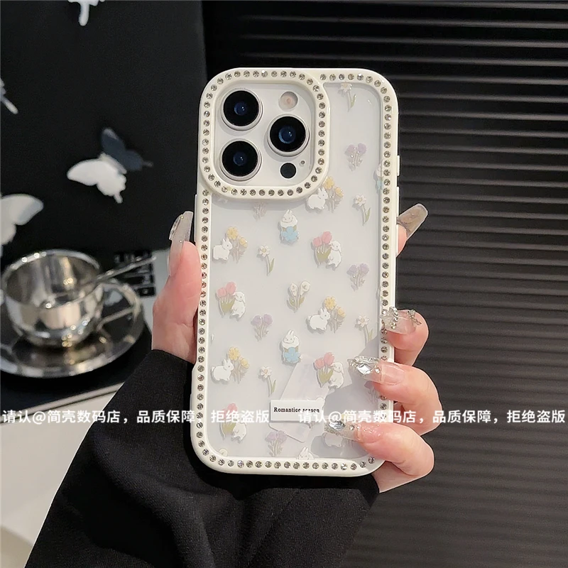 钻石壳适用苹果16/iPhone手机壳防摔15promax爆款14/13/12保护套